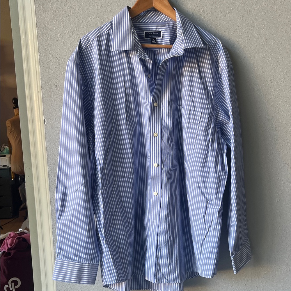 Club Room Performance Striped Shirt - Picture 2 of 5